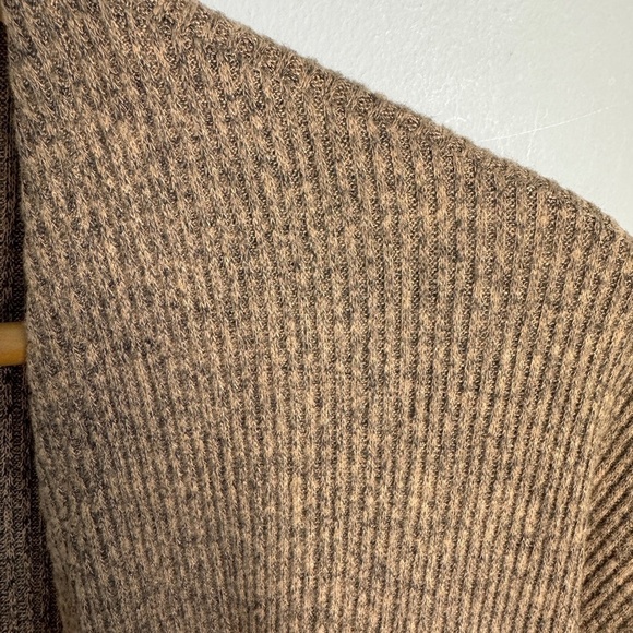 Freeloader Women's Tan/Brown Open Long Sleeve Duster Cardigan Sweater Size M/L - Picture 4 of 12